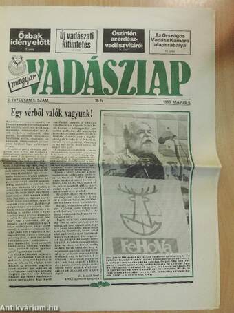 Magyar Vadászlap 1993. május 4.