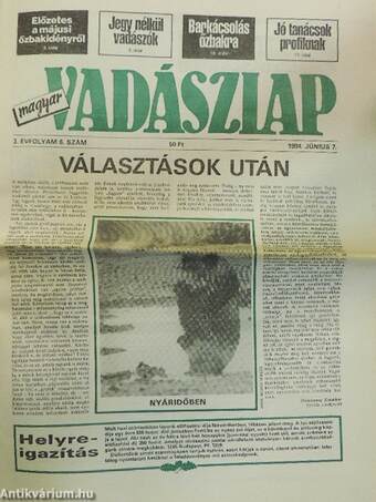 Magyar Vadászlap 1994. június 7.