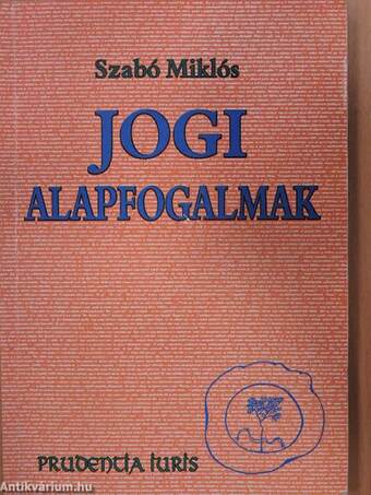 Jogi alapfogalmak