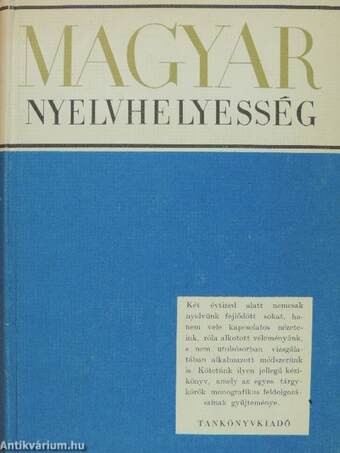 Magyar nyelvhelyesség