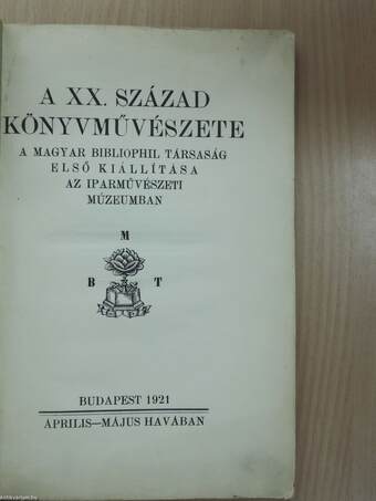 A XX. század könyvművészete