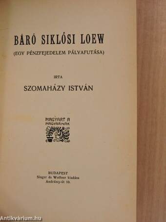 Báró Siklósi Loew