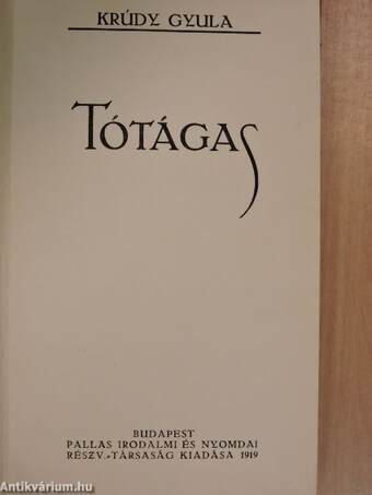 Tótágas/A betyár álma/Kleofásné kakasa és más elbeszélések