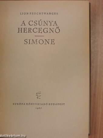 A csúnya hercegnő/Simone