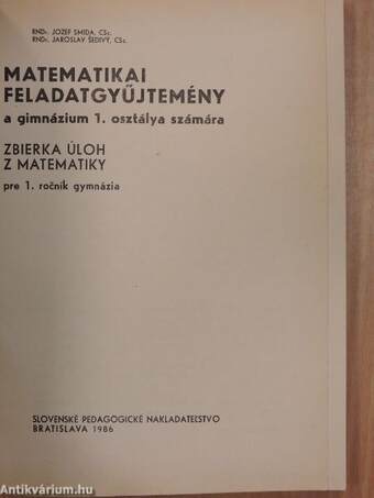 Matematikai feladatgyűjtemény