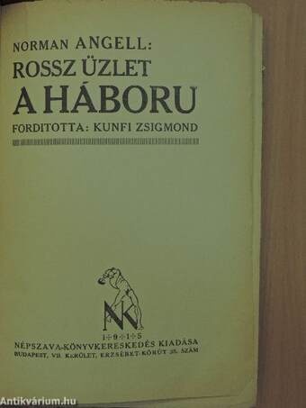 Rossz üzlet a háború