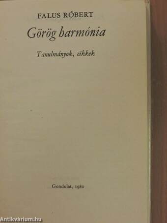 Görög harmónia