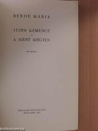 Tüzes kemence/A szent szégyen