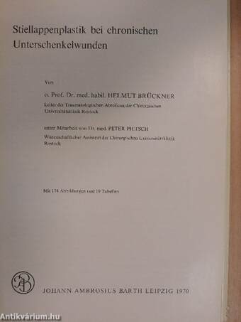 Stiellappenplastik bei chronischen Unterschenkelwunden