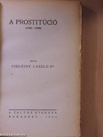 A prostitúció