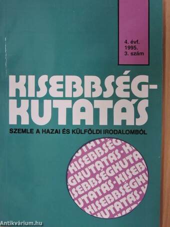 Kisebbségkutatás 1995/3.