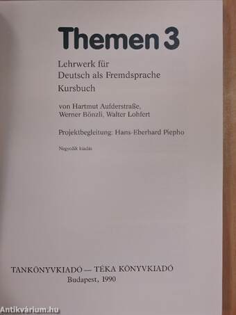 Themen 3 - Kursbuch/Arbeitsbuch