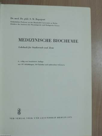 Medizinische Biochemie