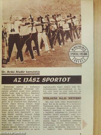 Sportolj Velünk 1973. szeptember
