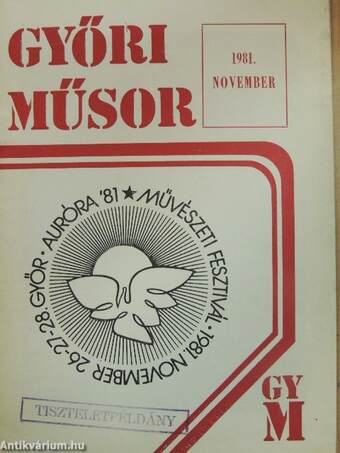 Győri műsor 1981. november