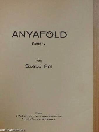 Anyaföld