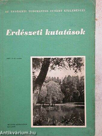 Erdészeti kutatások 1957/1-2.
