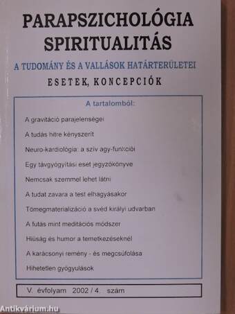 Parapszichológia-Spiritualitás 2002/4.