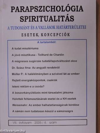 Parapszichológia-Spiritualitás 2005/4.