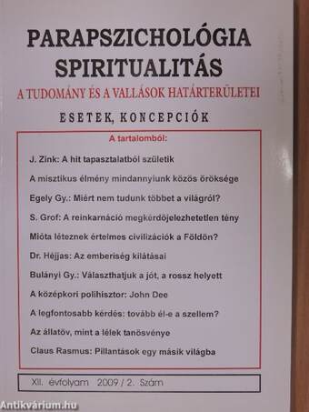 Parapszichológia-Spiritualitás 2009/2.