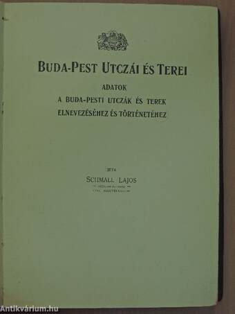 Buda-Pest utczái és terei