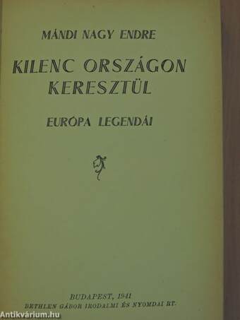 Kilenc országon keresztül I-II.