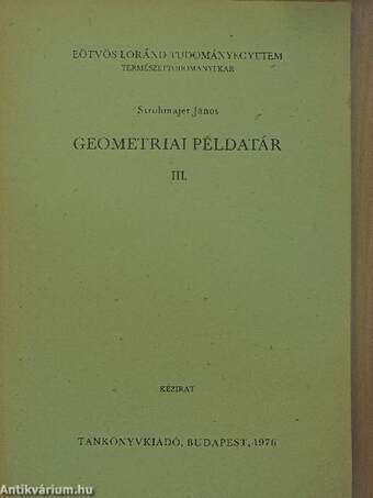 Geometriai példatár III.