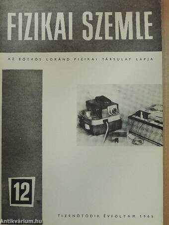 Fizikai Szemle 1965. december