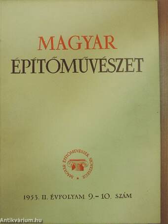 Magyar Építőművészet 1953/9-10.