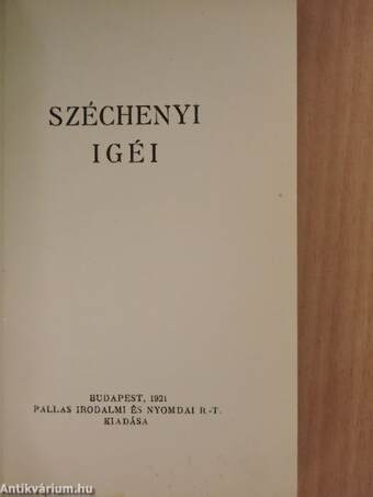 Széchenyi igéi