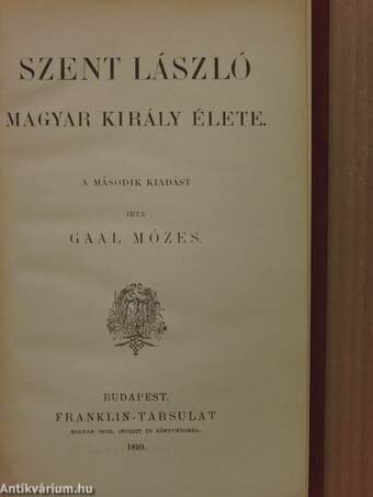 Szent László magyar király élete/Kálmán király és kora