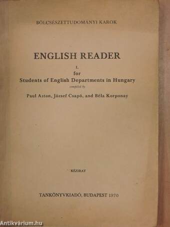 English Reader I.