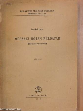 Műszaki hőtan példatár