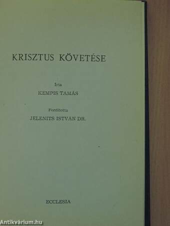 Krisztus követése