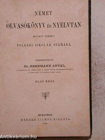 Német olvasókönyv és nyelvtan/Mezei gazdaság- és kertészettan