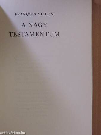 A Nagy Testamentum