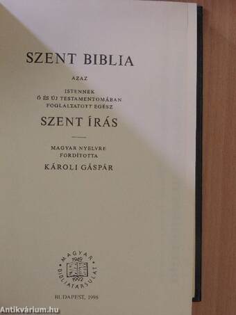 Szent Biblia