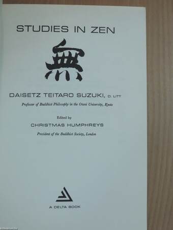 Studies in Zen