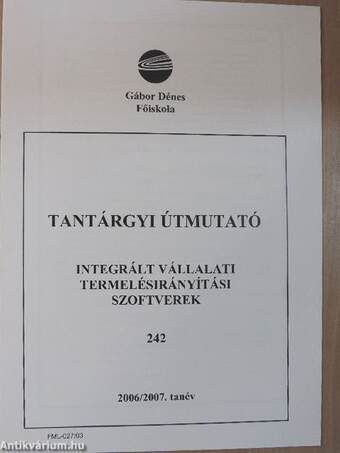 Integrált vállalati termelésirányítási szoftverek