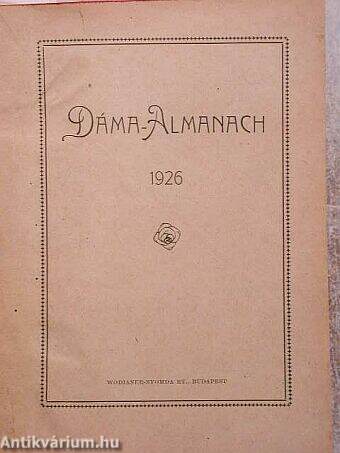 Dáma-Almanach 1926