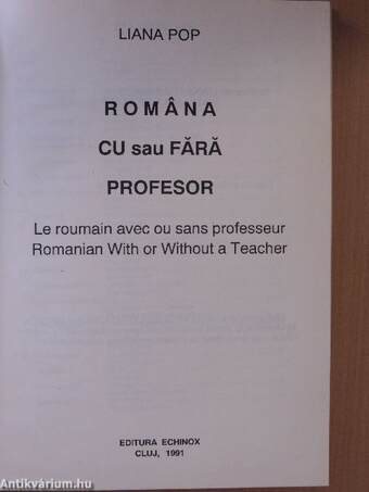 Romana cu sau fara profesor