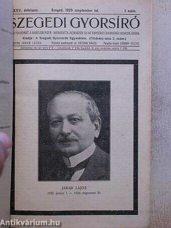 Szegedi Gyorsíró 1929-1930., 1934-1935.