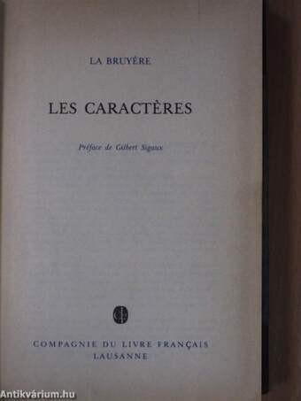 Les caractéres