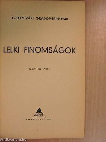 Lelki finomságok