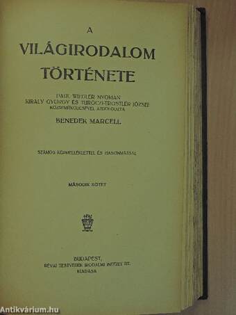 A világirodalom története I-II.