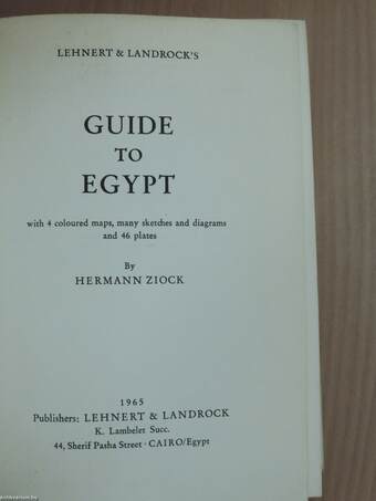 Guide to Egypt