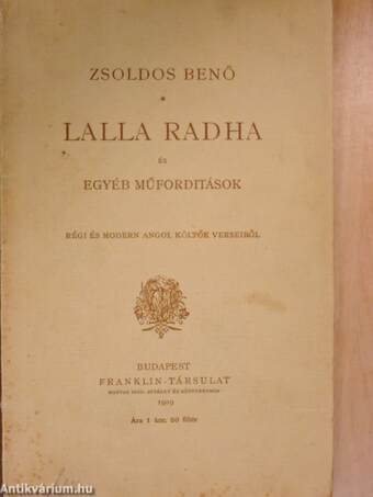 Lalla Radha és egyéb műforditások
