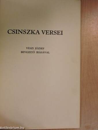 Csinszka versei