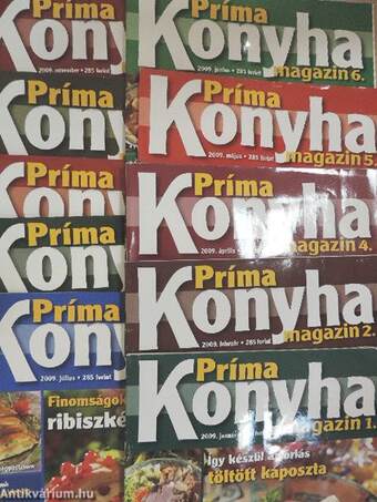 Príma Konyha Magazin 2009. (nem teljes évfolyam)