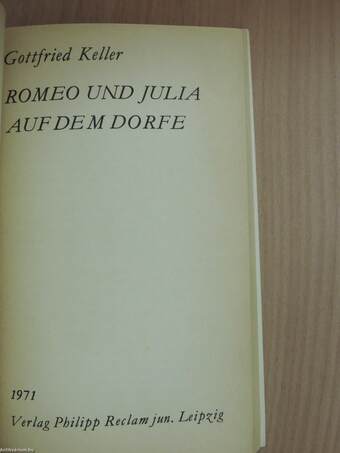 Romeo und Julia auf dem Dorfe